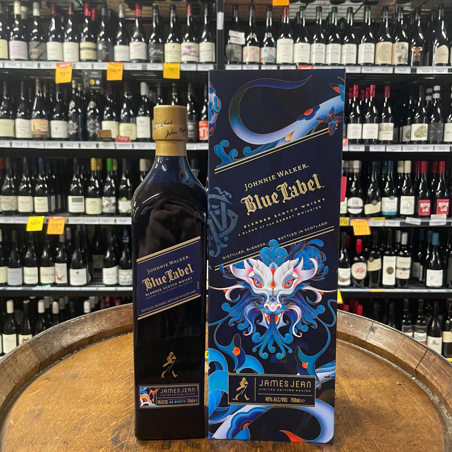 J/WALKER BLUE CNY 40% 750ML